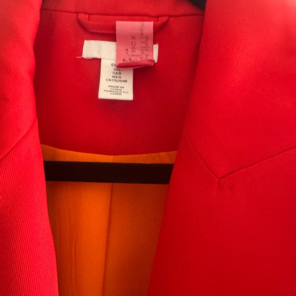 H&M Bold Red Blazer